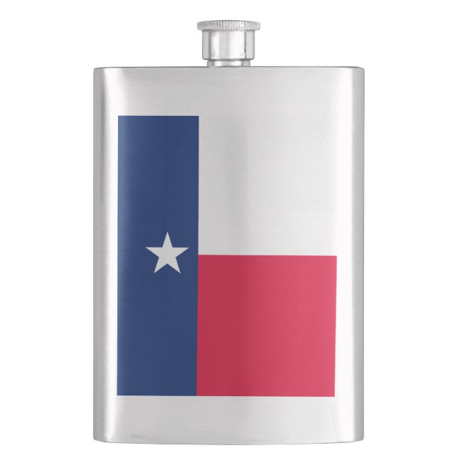 Entwurf für die Flaggen des Staates Texas Flachmann (Vorderseite)