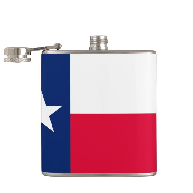 Entwurf für die Flaggen des Staates Texas Flachmann (Geöffnet)