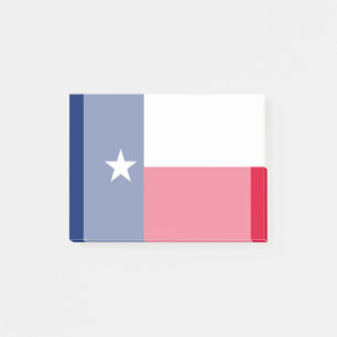 Entwurf für die Flaggen des Staates Texas Post-it Klebezettel