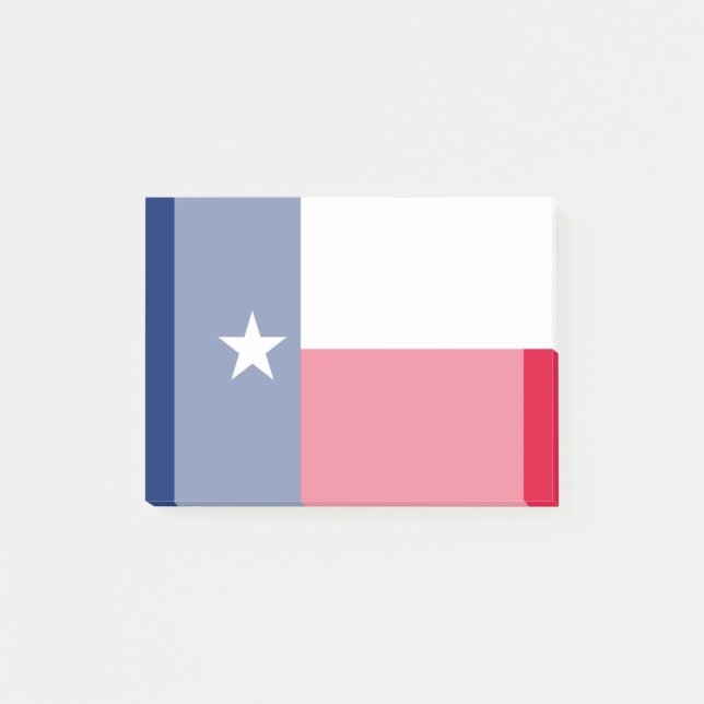 Entwurf für die Flaggen des Staates Texas Post-it Klebezettel (Vorderseite)