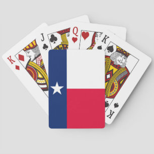 Entwurf für die Flaggen des Staates Texas Spielkarten