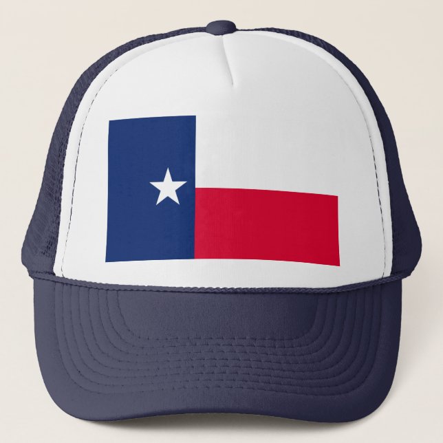 Entwurf für die Flaggen des Staates Texas Truckerkappe (Vorderseite)