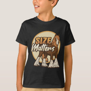 Entwurf für die Größe eines Pferdes nach dem Muste T-Shirt
