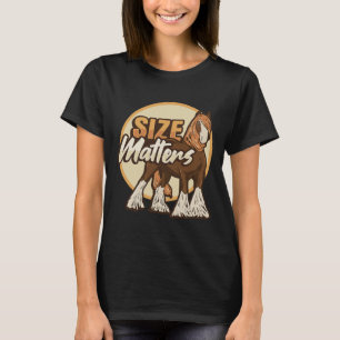 Entwurf für die Größe eines Pferdes nach dem Muste T-Shirt