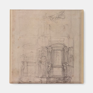 Entwurf für die Medici Kapelle Magnet