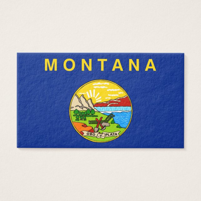 Entwurf für die Staatsflagge von Montana (Vorderseite)