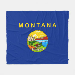 Entwurf für die Staatsflagge von Montana Fleecedecke
