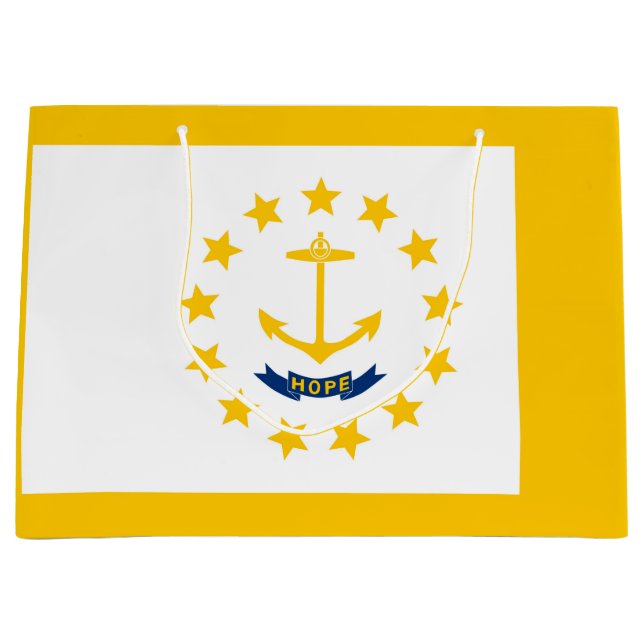 Entwurf für eine Flagge auf der Insel Rhode Große Geschenktüte (Vorderseite)