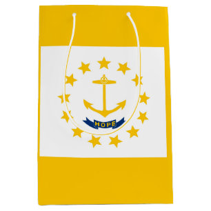 Entwurf für eine Flagge auf der Insel Rhode Mittlere Geschenktüte