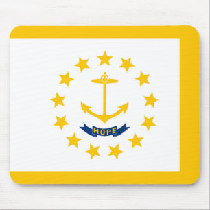 Entwurf für eine Flagge auf der Insel Rhode Mousepad