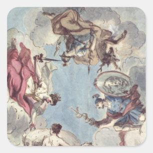 Entwurf für eine Obergrenze Quadratischer Aufkleber