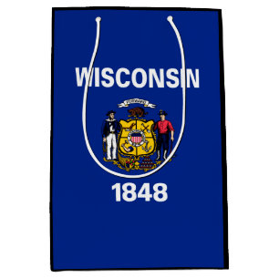 Entwurf für eine Staatsflagge von Wisconsin Mittlere Geschenktüte