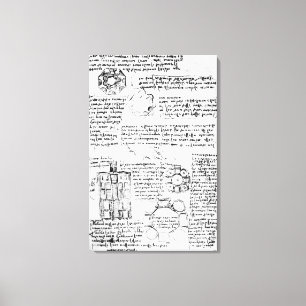 Entwurf für einen Palast und einen Park Leinwanddruck