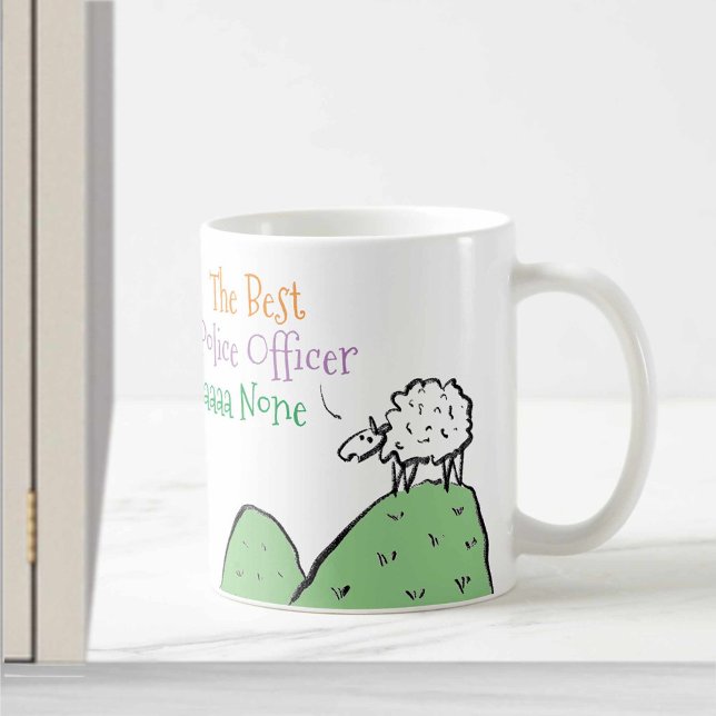 Entwurf für einen Polizeibeamten Kaffee-Tasse Kaffeetasse (Von Creator hochgeladen)