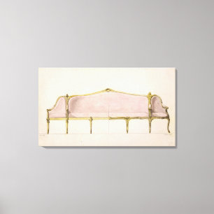 Entwurf für einen Satz Leinwanddruck