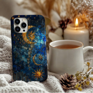 Entwurf für festgehaltenes Glas - Sonne und Mond iPhone 11Pro Max Hülle