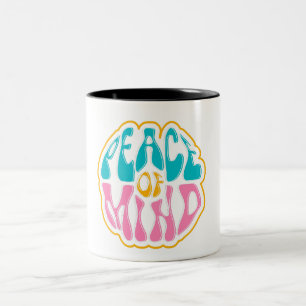 Entwurf für innere Ruhe Zweifarbige Tasse