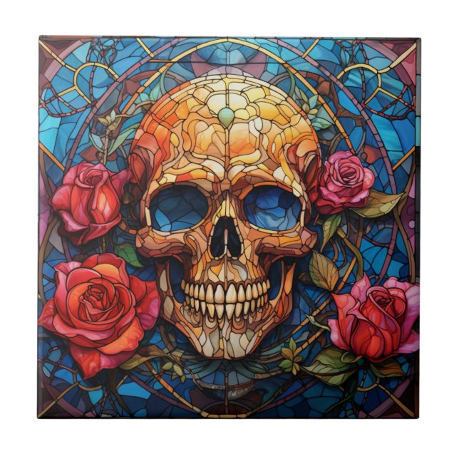 Entwurf für verkettete Gläser Fliese (Vorderseite)