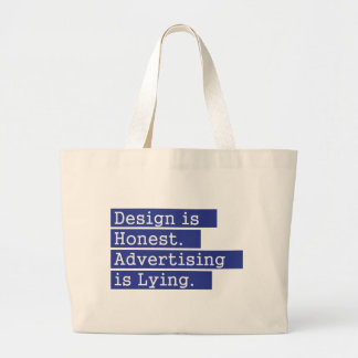 Entwurf ist - Blau ehrlich Jumbo Stoffbeutel