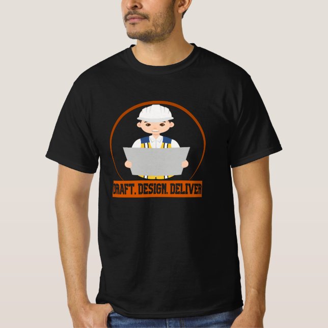 ENTWURF, Konstruktionsdesign T-Shirt (Vorderseite)
