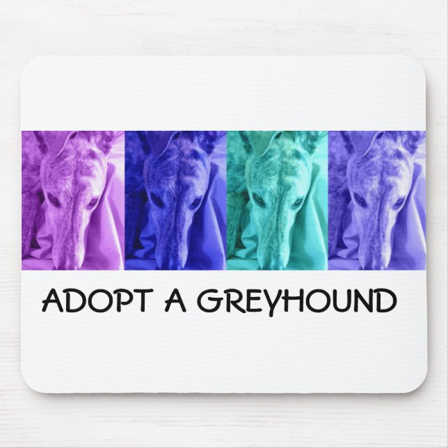 Entwurf Mx4 ADOPTIEREN EIN WINDHUND mousepad (Vorne)