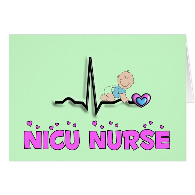 Entwurf NICU Krankenschwester-QRS (Vorderseite (Horizontal))