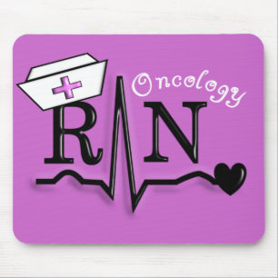 Entwurf Omcology Krankenschwester RN-Geschenk-QRS Mousepad