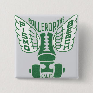 Entwurf Pismo Strand-Kaliforniens Rollerskate Button