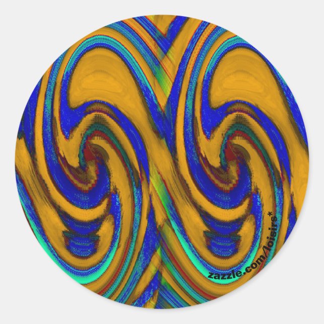 Entwurf Runder Aufkleber (Vorderseite)