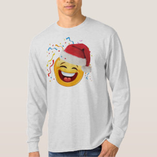 Entwurf T-Shirt emoji Party glückliches Weihnacht