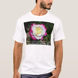Entwurf und Schaffung dieser Rose in es ist T-Shirt