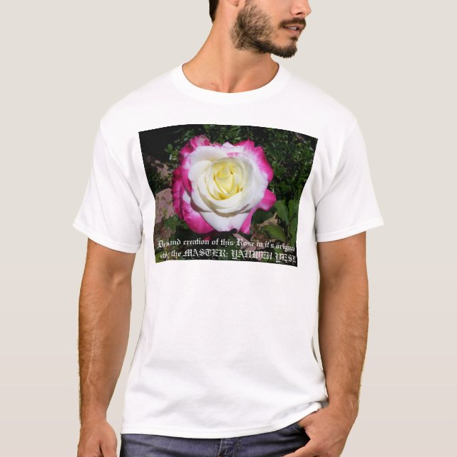 Entwurf und Schaffung dieser Rose in es ist T-Shirt (Vorderseite)