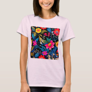 Entwurf von botanischen Elementen - von der Natur T-Shirt