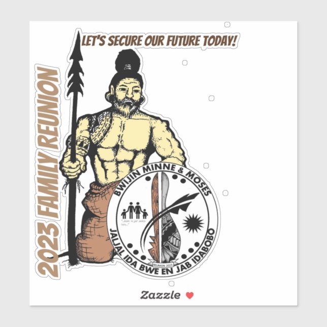 Entwurf von den Marshallinseln Aufkleber (Blatt)