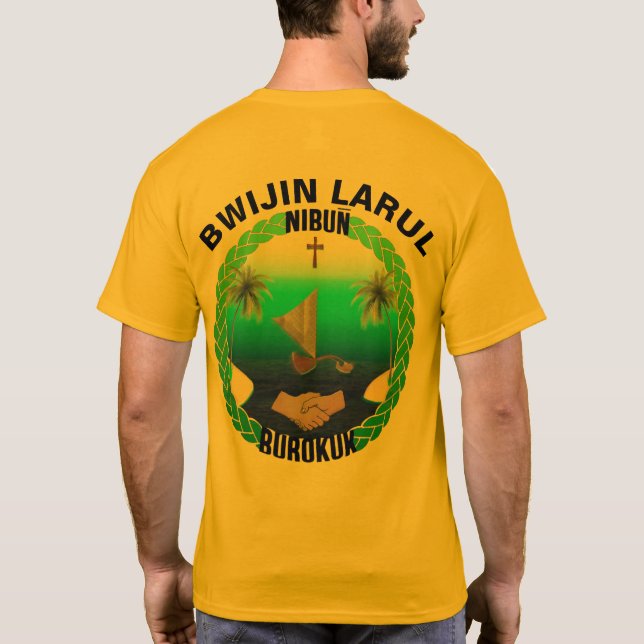 Entwurf von den Marshallinseln T-Shirt (Rückseite)
