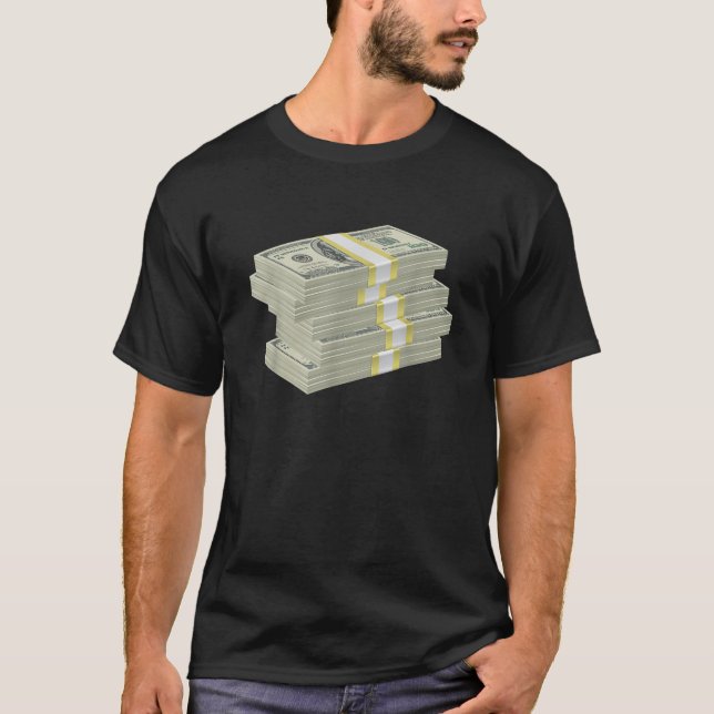 Entwurf von Geldscheinen T-Shirt (Vorderseite)