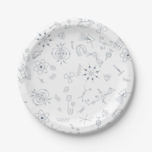 Entwurf von Physikdiagrammen Pappteller