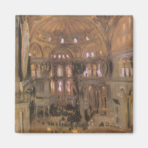Entwurf von Santa Sophia von John Singer Sargent Magnet