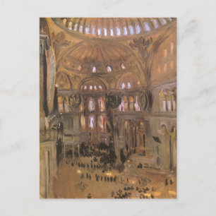 Entwurf von Santa Sophia von John Singer Sargent Postkarte