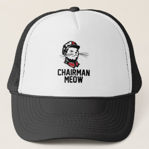 Entwurf Vorsitzendermeow-(Mao) Truckerkappe