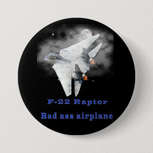 Entwürfe des Raubvogels F-22 Button