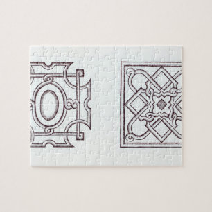 Entwürfe für einen Knoten arbeiten, 'vom Landhaus Puzzle