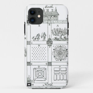 Entwürfe für einen unterteilten Garten, 'vom neu Case-Mate iPhone Hülle