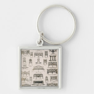 Entwürfe für Gartensitze, von 'einem Kompendium Schlüsselanhänger