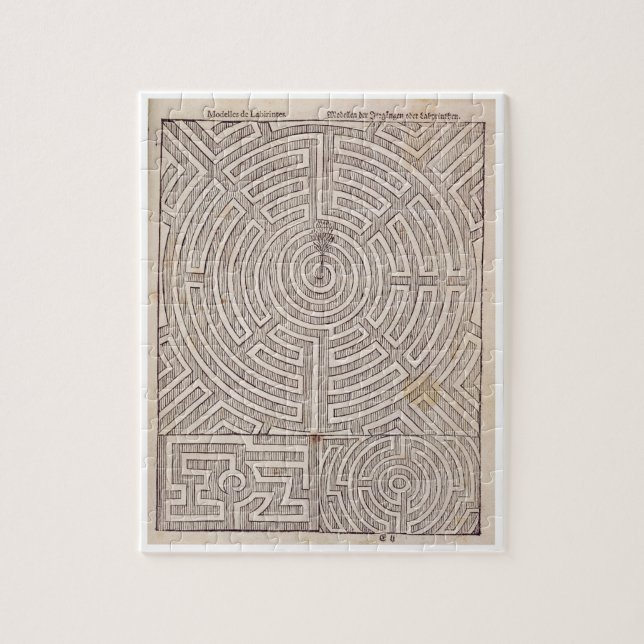 Entwürfe für Labyrinthe, "vom niederländischen Puzzle (Vertikal)