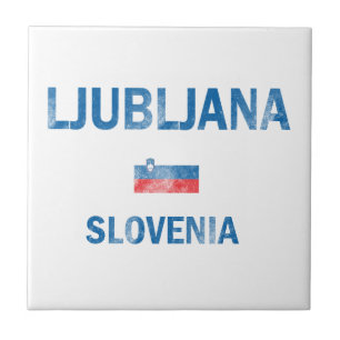 Entwürfe Ljubljanas Slowenien Fliese