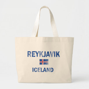 Entwürfe Reykjavik Island Jumbo Stoffbeutel