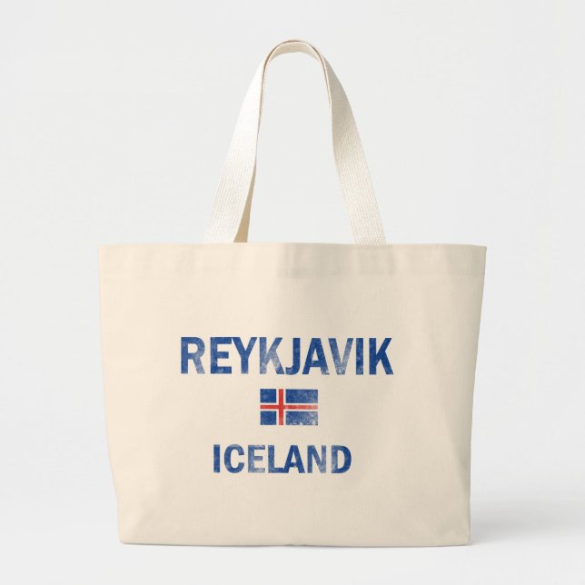 Entwürfe Reykjavik Island Jumbo Stoffbeutel (Vorne)