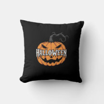 Entwürfe von Whimsical Pumpkin und Ghost Cushion