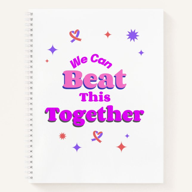 Entwürfe zur Bekämpfung von Brustkrebs Notizbuch (Vorderseite)